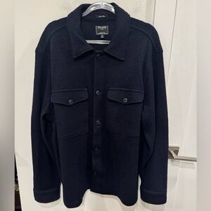 Todd Snyder Navy Wool Shirt Jacket